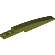 Plaatje in Gallery viewer laden, LEGO® los onderdeel Dakpan Gebogen in kleur Olijfgroen 85970