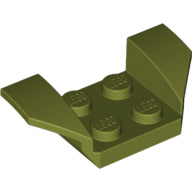 Plaatje in Gallery viewer laden, LEGO® los onderdeel Spatbord in kleur Olijfgroen 41854