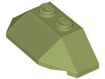 LEGO® los onderdeel Wig in kleur Olijfgroen 47759