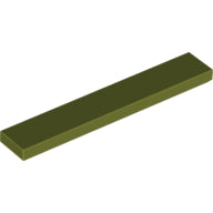 LEGO® los onderdeel Tegel Algemeen in kleur Olijfgroen 6636