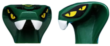 Plaatje in Gallery viewer laden, LEGO® los onderdeel Hoofd Aangepast Donkergroen 98150pb01