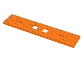 LEGO® los onderdeel Trein in kleur Oranje 92339