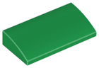 LEGO® los onderdeel Dakpan Gebogen in kleur Groen 88930