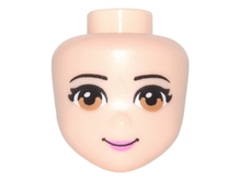 Plaatje in Gallery viewer laden, LEGO® los onderdeel Hoofd in kleur Lichte Noga 95514