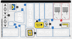LEGO® stickervel set 60174-1 Mountain Police Headquarters