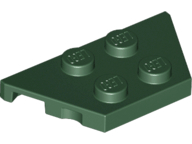 LEGO® los onderdeel Wig Plaat in kleur Donkergroen 51739