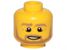 Plaatje in Gallery viewer laden, LEGO® los onderdeel Hoofd in kleur Geel 3626cpb0849