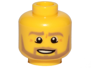 LEGO® los onderdeel Hoofd in kleur Geel 3626cpb0849