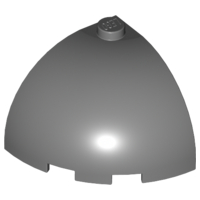 LEGO® onderdeel Steen Rond Donker Blauwachtig Grijs 88293