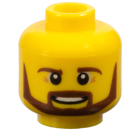 LEGO® los onderdeel Hoofd in kleur Geel 3626cpb0884