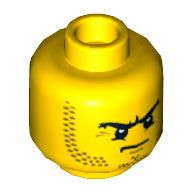 Plaatje in Gallery viewer laden, LEGO® los onderdeel Hoofd in kleur Geel 3626cpb0894