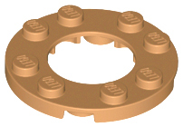 LEGO® los onderdeel Plaat Rond in kleur Medium Noga 11833