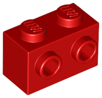 LEGO® los onderdeel Steen Aangepast in kleur Rood 11211