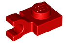 LEGO® los onderdeel Plaat Aangepast in kleur Rood 6019