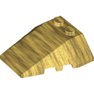 Plaatje in Gallery viewer laden, LEGO® los onderdeel Wig in kleur Parel Goud 48933