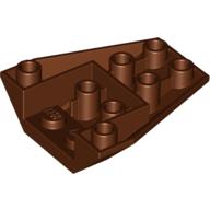 LEGO® los onderdeel Wig in kleur Roodachtig Bruin 4855