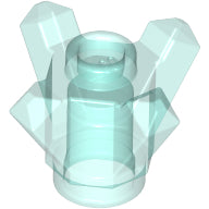 Plaatje in Gallery viewer laden, LEGO® los onderdeel Rots Doorzichtig Lichtblauw 11127