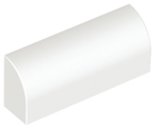 LEGO® los onderdeel Dakpan Gebogen in kleur Wit 6191