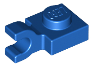 LEGO® los onderdeel Plaat Aangepast in kleur Blauw 6019