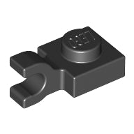 LEGO® los onderdeel Plaat Aangepast in kleur Zwart 6019