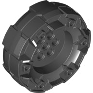 Plaatje in Gallery viewer laden, LEGO® los onderdeel Wiel in kleur Zwart 11094