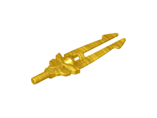 LEGO® los onderdeel Wapen in kleur Parel Goud 11103