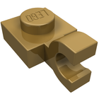 LEGO® los onderdeel Plaat Aangepast in kleur Parel Goud 6019
