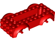 Plaatje in Gallery viewer laden, LEGO® los onderdeel Onderstel in kleur Rood 11650c01