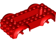 LEGO® los onderdeel Onderstel in kleur Rood 11650c01