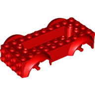 LEGO® los onderdeel Onderstel in kleur Rood 11650c01