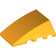 Plaatje in Gallery viewer laden, LEGO® los onderdeel Wig in kleur Helder Licht Oranje 47753