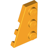 Plaatje in Gallery viewer laden, LEGO® los onderdeel Wig Plaat Helder Licht Oranje 43723