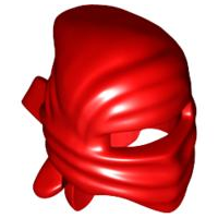 Plaatje in Gallery viewer laden, LEGO® los onderdeel Hoofddeksels in kleur Rood 30177