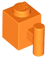 Plaatje in Gallery viewer laden, LEGO® los onderdeel Steen Aangepast in kleur Oranje 2921