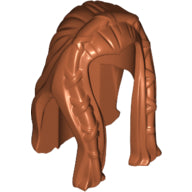 Plaatje in Gallery viewer laden, LEGO® los onderdeel Haar in kleur Donker Oranje 11261