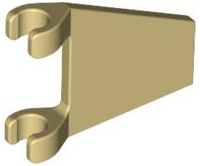 LEGO® los onderdeel Vlag in kleur Geelbruin 44676