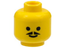 Plaatje in Gallery viewer laden, LEGO® los onderdeel Hoofd in kleur Geel 3626p03