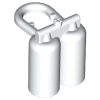 LEGO® los onderdeel Lijf Accessoire in kleur Wit 3838