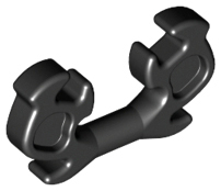 LEGO® los onderdeel Hoofddeksel Accessoire Zwart 11437