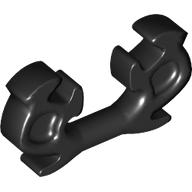 LEGO® los onderdeel Hoofddeksel Accessoire Zwart 11437