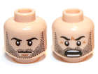 LEGO® los onderdeel Hoofd in kleur Lichte Noga 3626pb0821