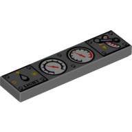 Plaatje in Gallery viewer laden, LEGO® Tegel met Motief Donker Blauwachtig Grijs 2431px17