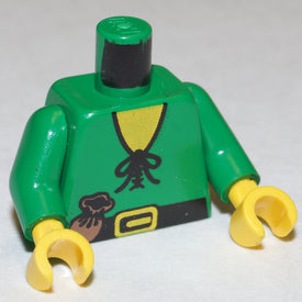LEGO® los onderdeel Lijf met Motief in kleur Groen 973p46c01