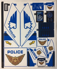 LEGO® stickervel set 60210-1 Sky Police Air Base