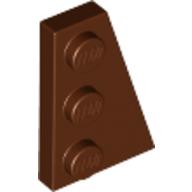 LEGO® los onderdeel Wig Plaat Roodachtig Bruin 43722