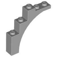 LEGO® los onderdeel Steen Boog Licht Blauwachtig Grijs 76768