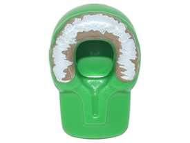 LEGO® los onderdeel Hoofddeksels in kleur Fel Groen x205pb04
