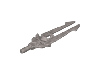 LEGO® los onderdeel Wapen in kleur Zilver 11103