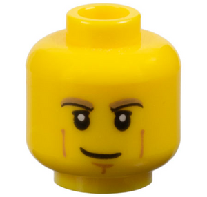 LEGO® los onderdeel Hoofd in kleur Geel 3626cpb0810
