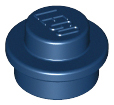LEGO® los onderdeel Plaat Rond in kleur Donkerblauw 4073
